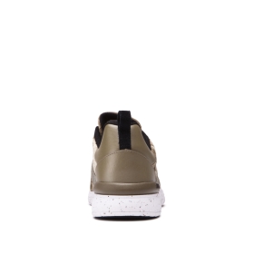 Supra Womens SCISSOR Gothic Olive/White Low Top Shoes | CA-83247